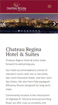 Mobile Screenshot of chateaureginahotel.com